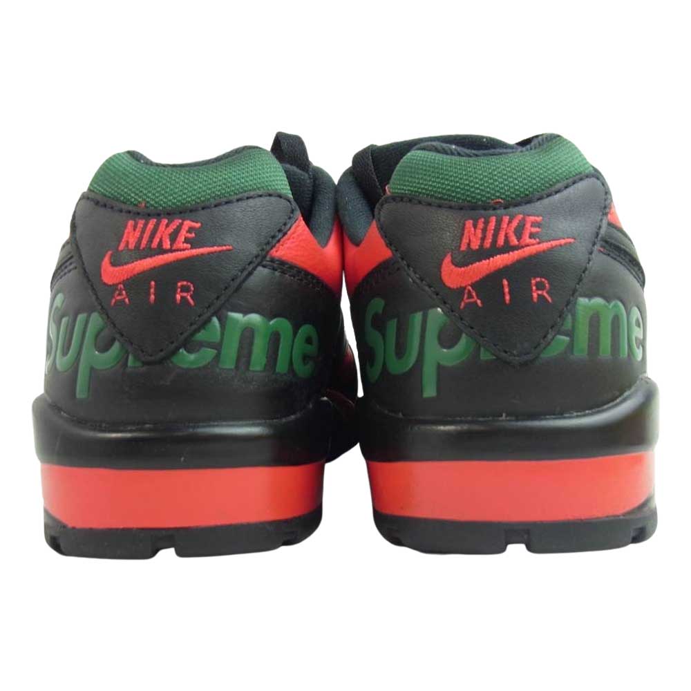 Supreme シュプリーム 21AW CJ5291-001  × NIKE AIR CROSS TRAINER 3 LOW ナイキ エアクロストレーナー 3 ロー スニーカー グリーン系 レッド系 27cm【美品】【中古】