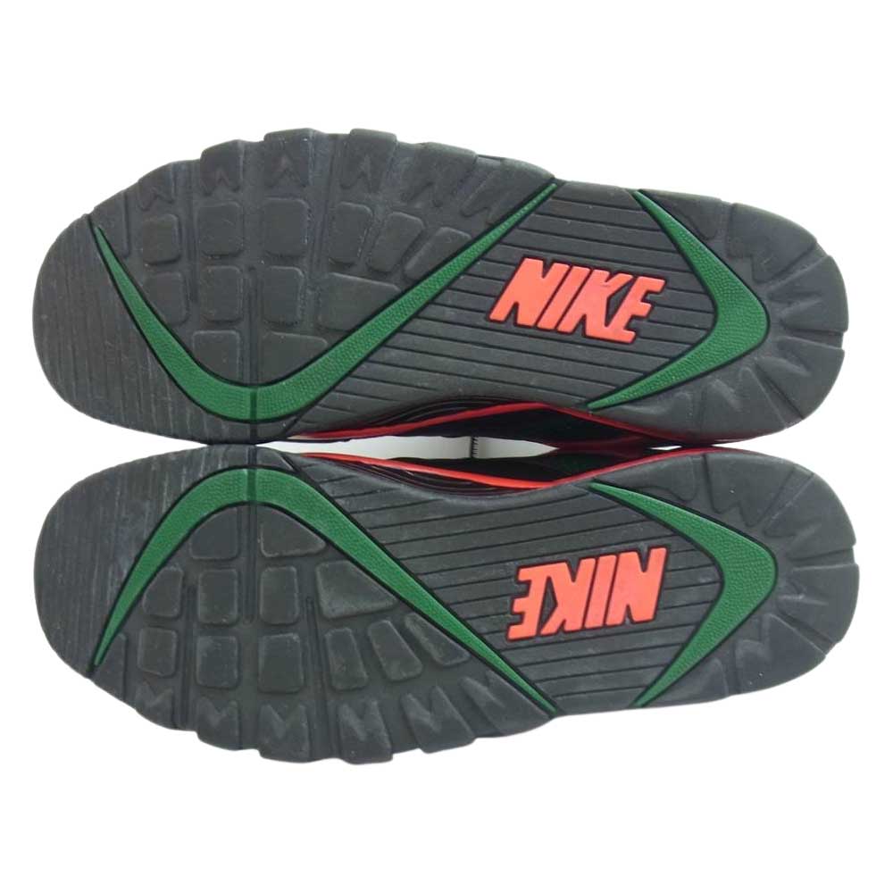 Supreme シュプリーム 21AW CJ5291-001  × NIKE AIR CROSS TRAINER 3 LOW ナイキ エアクロストレーナー 3 ロー スニーカー グリーン系 レッド系 27cm【美品】【中古】