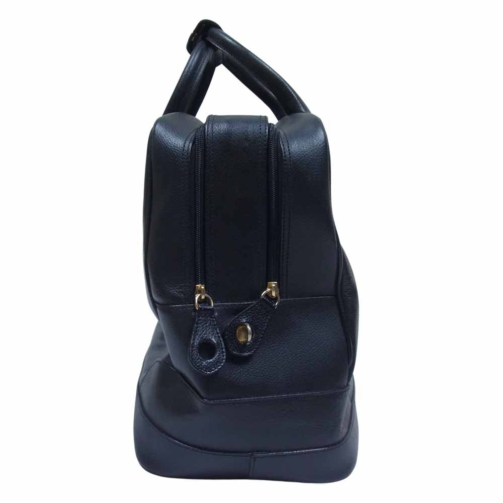 BURBERRY バーバリー BURBERRYS OF LONDON 裏地ノヴァチェック オールド ボストンバッグ ブラック系【中古】