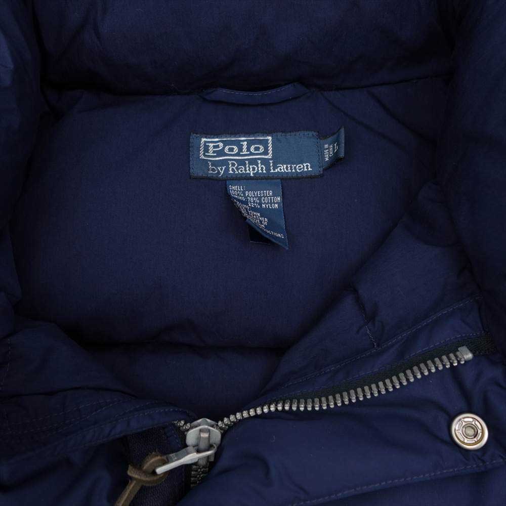POLO RALPH LAUREN ポロ・ラルフローレン フード着脱 ダウン ジャケット ネイビー系 L【中古】