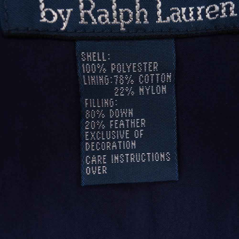 POLO RALPH LAUREN ポロ・ラルフローレン フード着脱 ダウン ジャケット ネイビー系 L【中古】