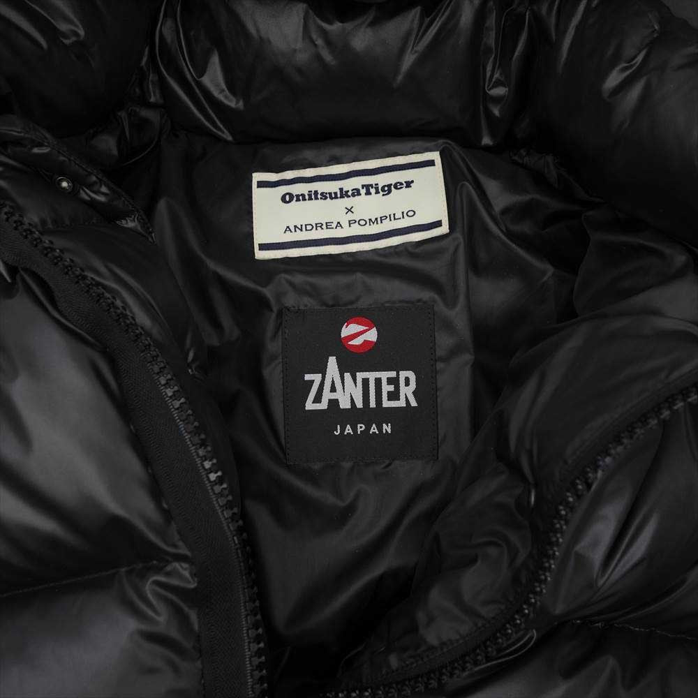 ONITSUKA TIGER オニツカタイガー OK487G ANDREA POMPILIO アンドレアポンピリオ DOWN JACKET ダウン ジャケット ブラック系 46【美品】【中古】