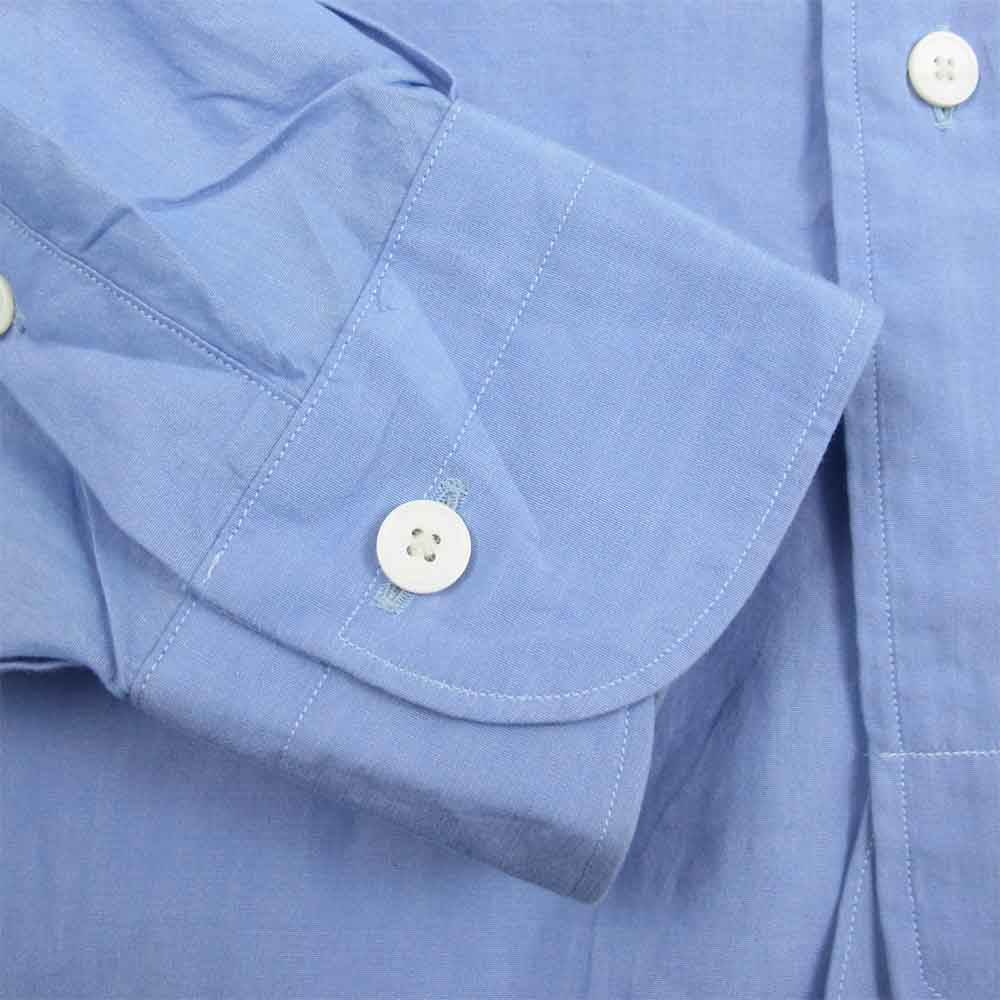 COMOLI コモリ S03-02002 20AW バンドカラー 長袖 コットン ロング