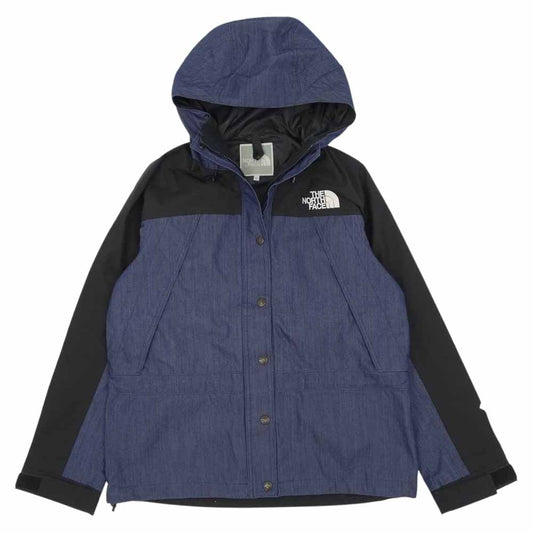 THE NORTH FACE ノースフェイス NPW22135 Mountain Light Denim Jacket レディース マウンテンライト デニム ジャケット インディゴブルー系 ブラック系 M【中古】