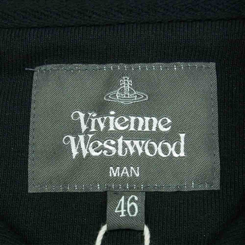 Vivienne WestwoodMAN ヴィヴィアンウエストウッドマン スタッズ ORB ビッグ フーディー ブラック系 46【新古品】【未使用】【中古】