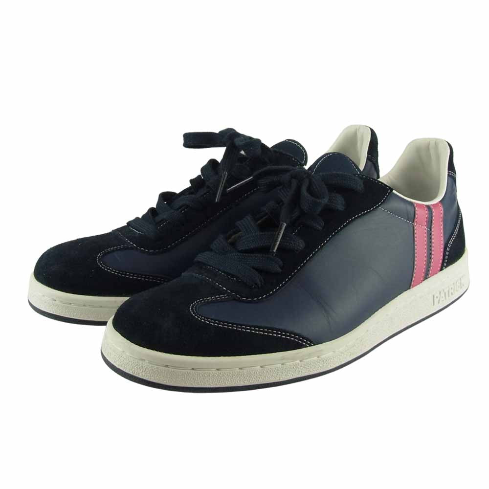 PATRICK パトリック 501772 HARLEM ハーレム スニーカー ネイビー系 41【中古】
