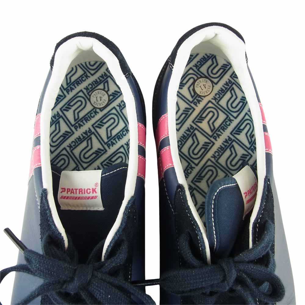 PATRICK パトリック 501772 HARLEM ハーレム スニーカー ネイビー系 41【中古】