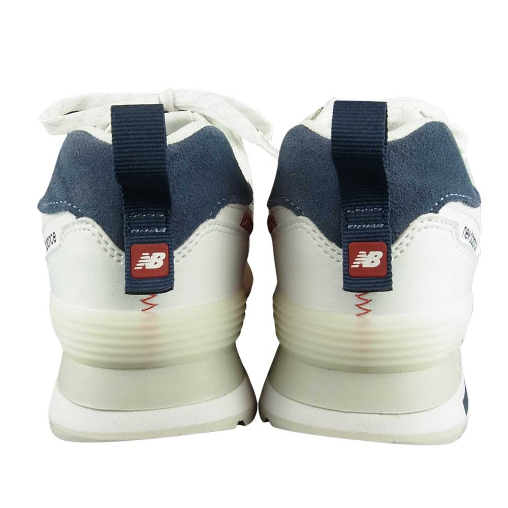 NEW BALANCE ニューバランス ML574IST ローカット スニーカー ホワイト系 26cm【新古品】【未使用】【中古】