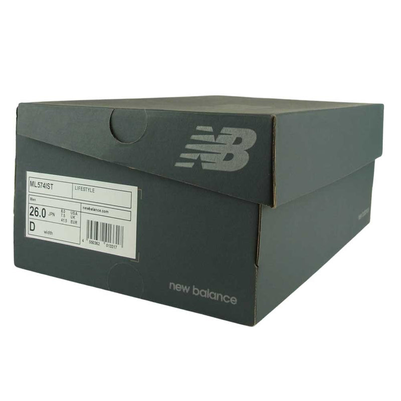 NEW BALANCE ニューバランス ML574IST ローカット スニーカー ホワイト系 26cm【新古品】【未使用】【中古】