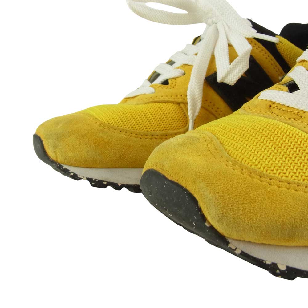NEW BALANCE ニューバランス USA製 US574M1 ローカット スニーカー イエロー系 26㎝【中古】