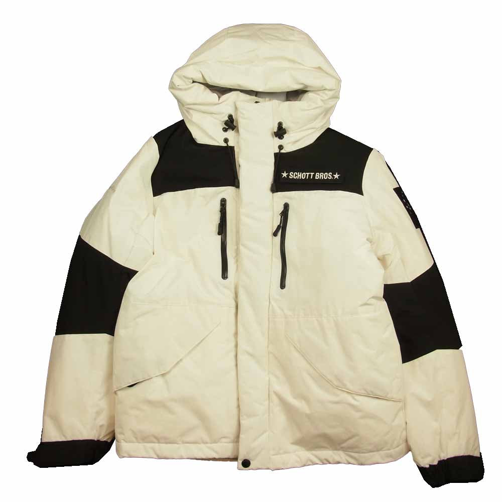schott ショット × TAKEO KIKUCHI TK タケオキクチ ダウン ジャケット ホワイト系 M【極上美品】【中古】
