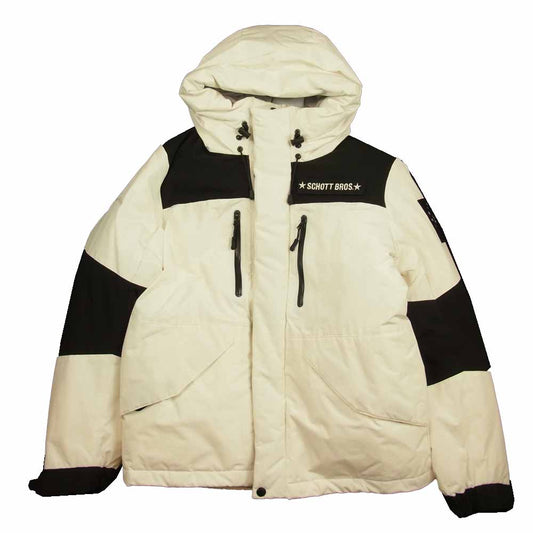 schott ショット × TAKEO KIKUCHI TK タケオキクチ ダウン ジャケット ホワイト系 M【極上美品】【中古】