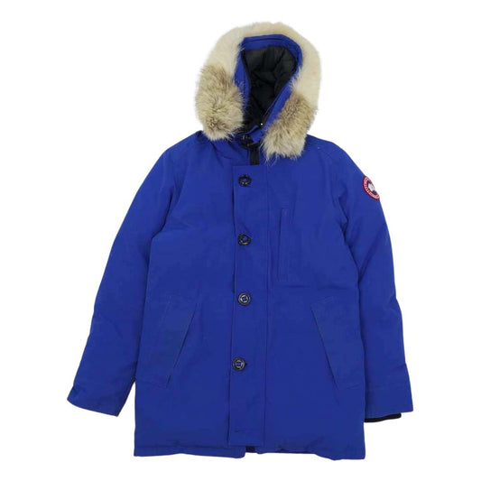 CANADA GOOSE カナダグース 3438JM 国内正規品 グリフィンタグ JASPER PARKA ジャスパー ダウン ジャケット ブルー系 S【中古】