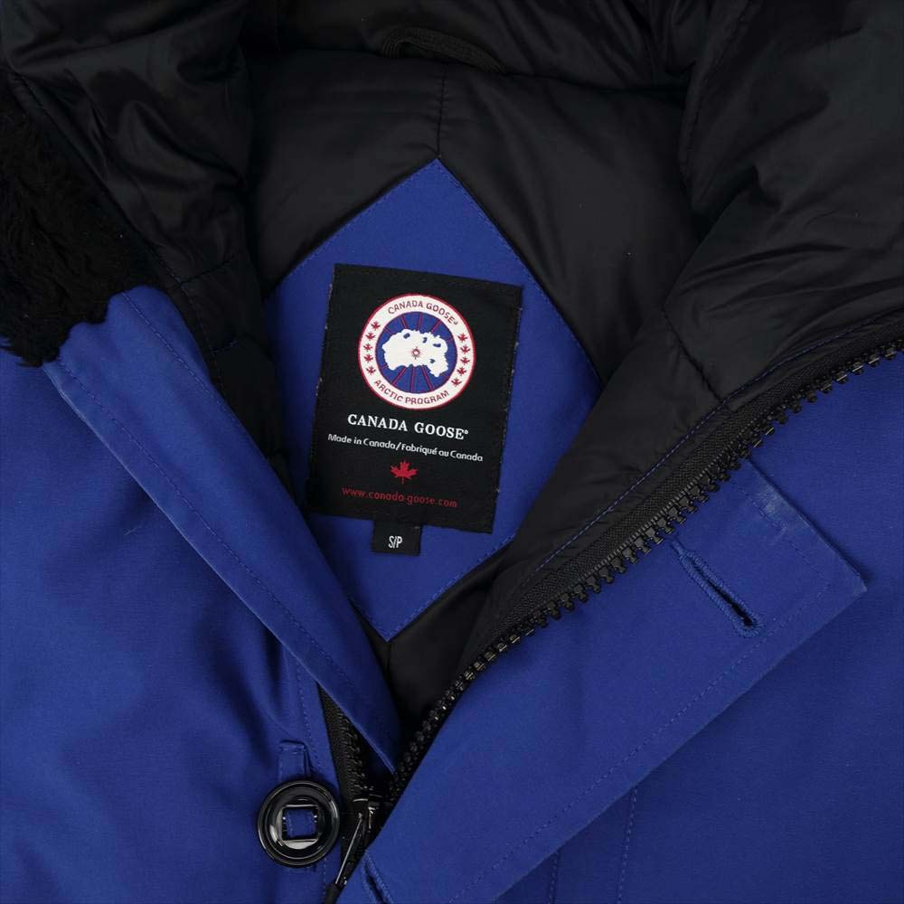 CANADA GOOSE カナダグース 3438JM 国内正規品 グリフィンタグ JASPER PARKA ジャスパー ダウン ジャケット ブルー系 S【中古】