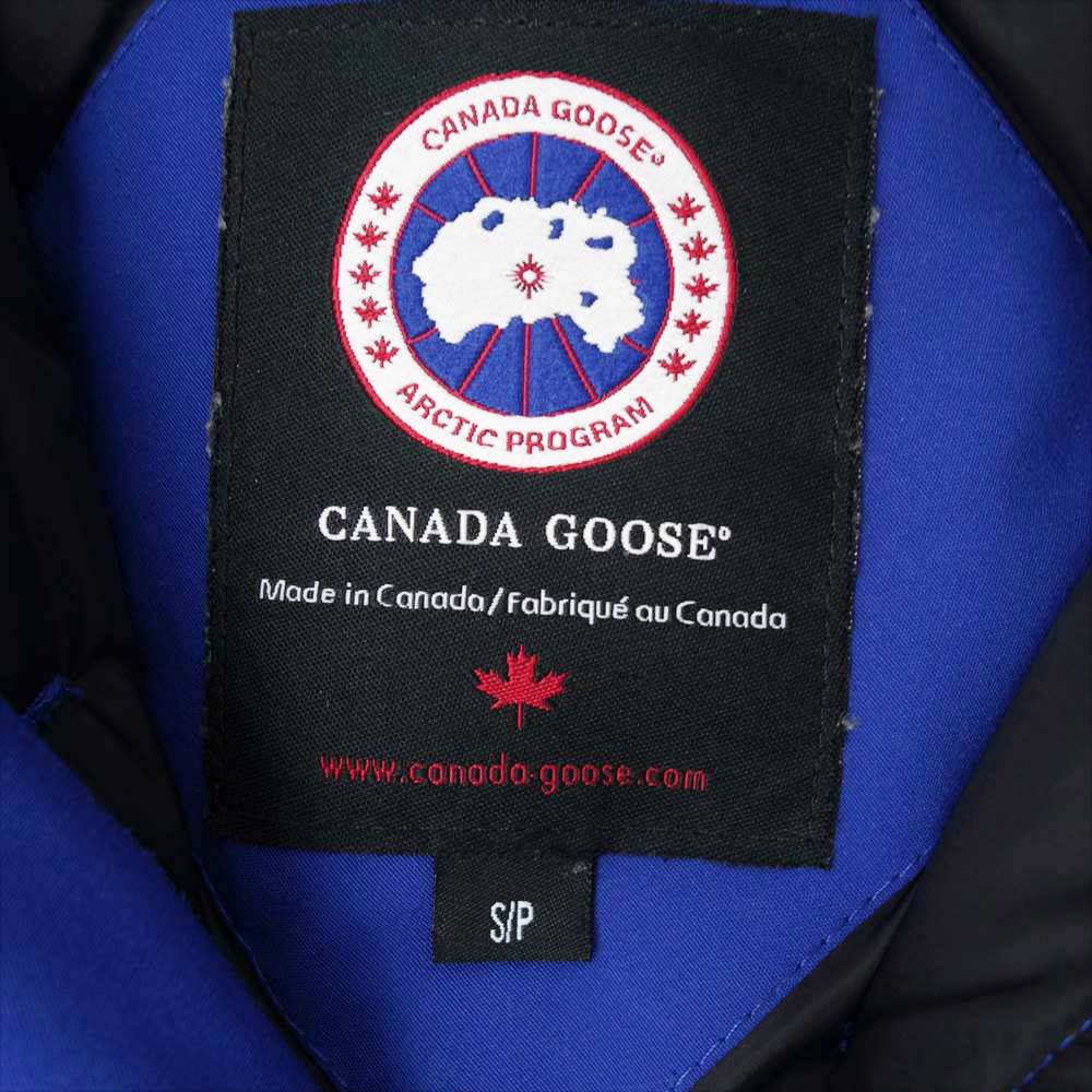 CANADA GOOSE カナダグース 3438JM 国内正規品 グリフィンタグ JASPER PARKA ジャスパー ダウン ジャケット ブルー系 S【中古】