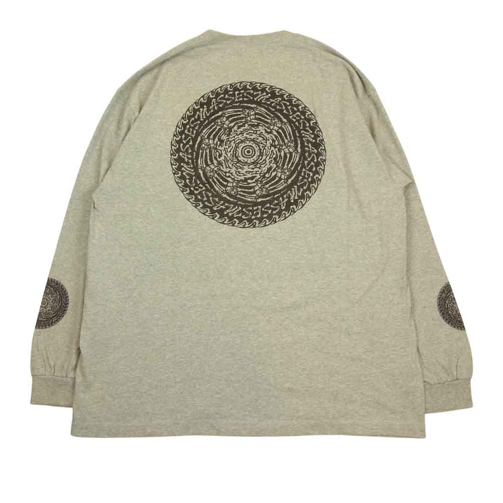 MASSES マシス × M&M エムアンドエム T-SHIRTS L/S m&m SP3 長袖 Tシャツ  グレー系 XL【美品】【中古】