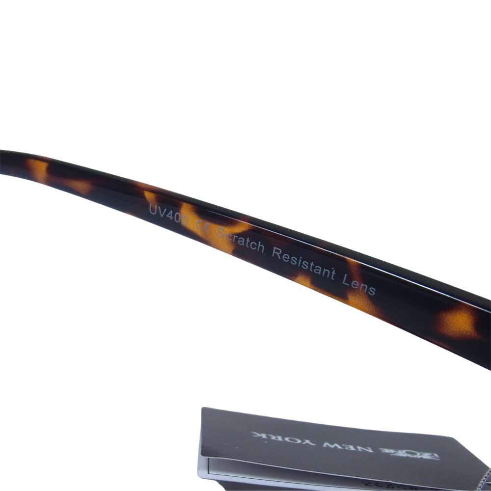 アイゾーン ニューヨーク P431-B209 UV3+ 偏光レンズ ブラウンレンズ スケルトンフレーム サングラス アイウェア 眼鏡 クリア系【極上美品】【中古】
