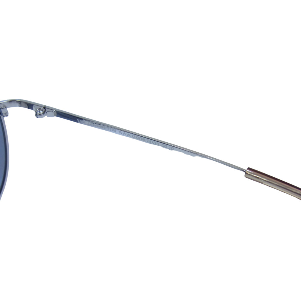アイゾーン ニューヨーク 1574-BL11M UV3 シルバーイエローミラー ブルーレンズ シルバーフレーム サングラス アイウェア 眼鏡  シルバー系【極上美品】【中古】