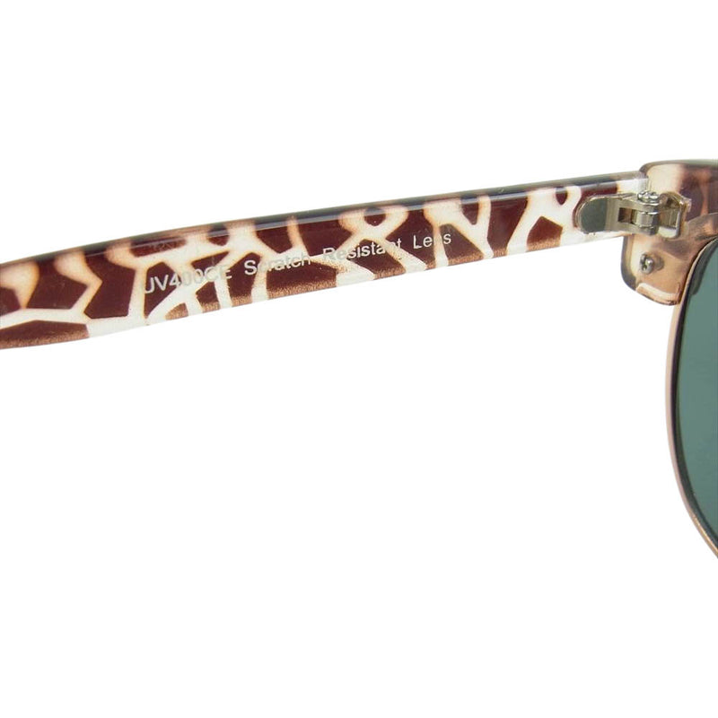 アイゾーン ニューヨーク P416-G151 UV3+ 偏光レンズ グリーンレンズ パターンフレーム サングラス アイウェア 眼鏡【美品】【中古】