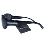 アイゾーン ニューヨーク P381-GSR1 UV3+ 偏光レンズ ブラックレンズ ブラックフレーム サングラス アイウェア 眼鏡 ブラック系【極上美品】【中古】