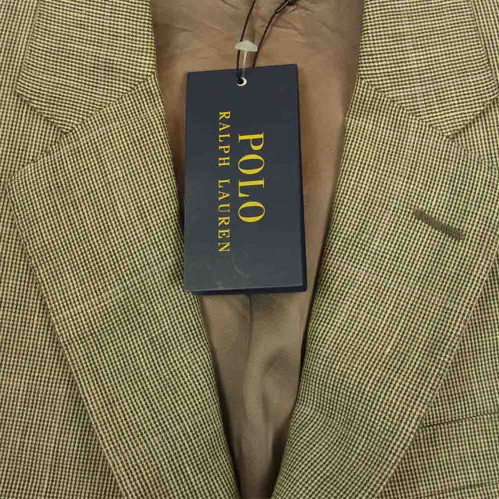 POLO RALPH LAUREN ポロ・ラルフローレン 国内正規品 polo 2 sportcoat リネン ウール テーラードジャケット グレー系 36S A4【極上美品】【中古】