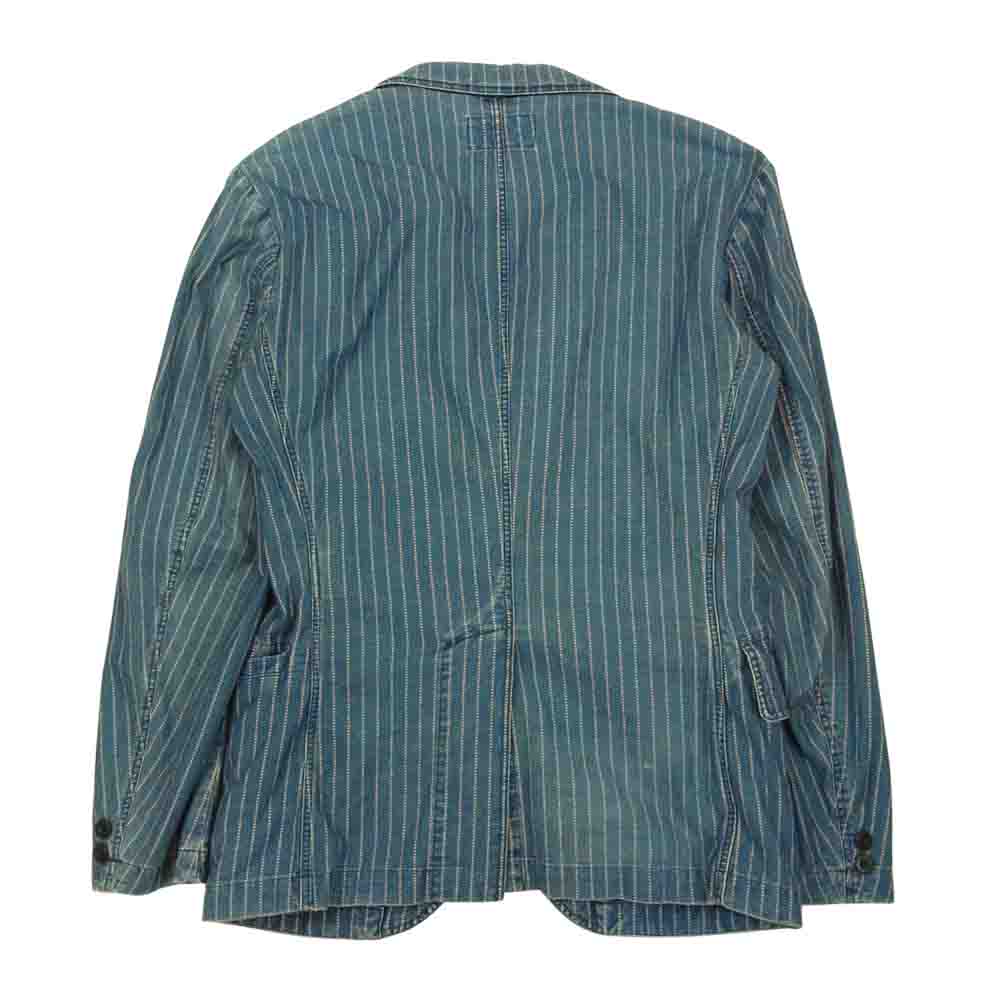 RRL SS2024 ストライプジャスペツイルジャケット チャコール RRL SS2024 ストライプジャスペツイルジャケット チャコール RRL