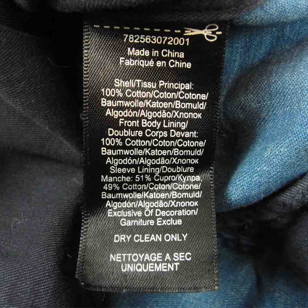 RRL ダブルアールエル 国内正規品 インディゴ ウォバッシュ ストライプ テーラード ジャケット インディゴブルー系 XS【中古】