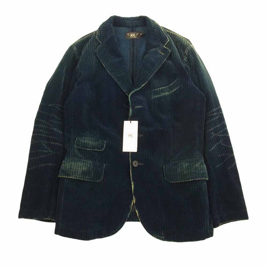 RRL ダブルアールエル 国内正規品 Ladlow スポーツ コート インディゴ染め コーデュロイ Sport Coat テーラード ジャケット インディゴブルー系 S【極上美品】【中古】