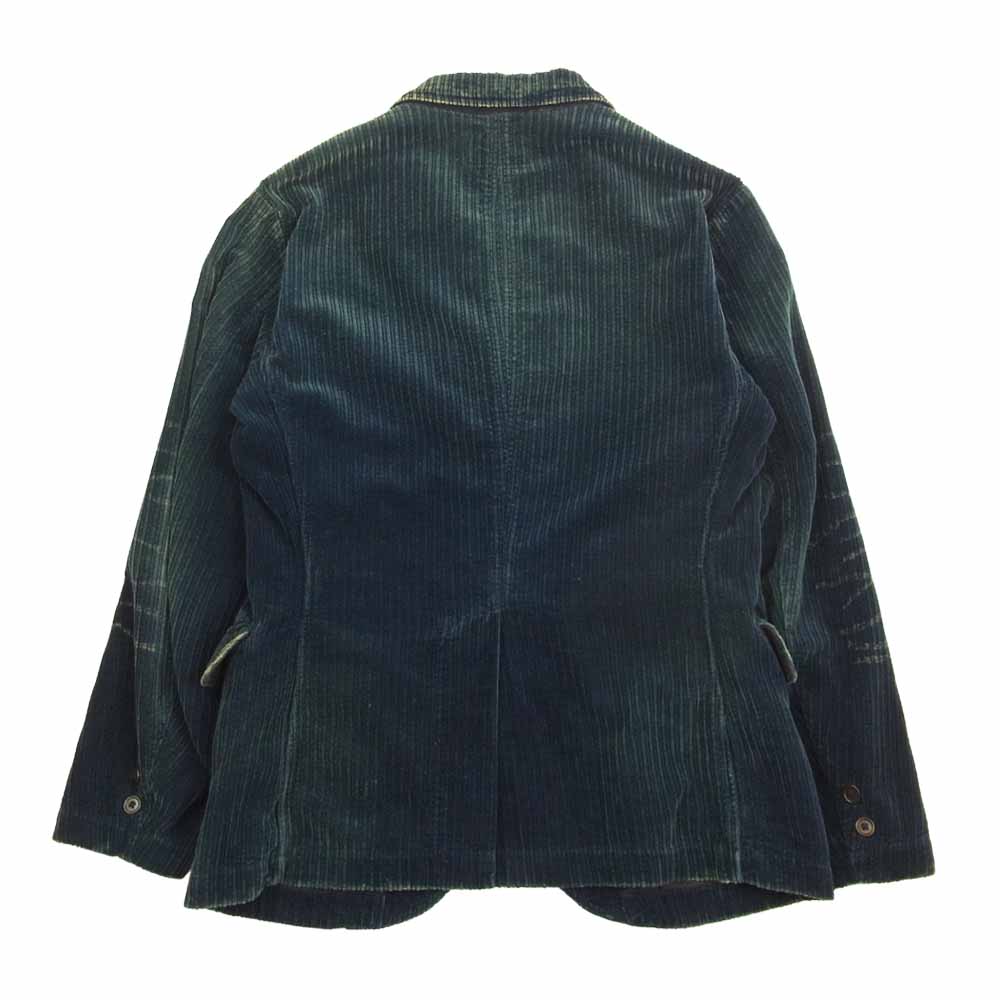 RRL ダブルアールエル 国内正規品 Ladlow スポーツ コート インディゴ染め コーデュロイ Sport Coat テーラード ジャケット インディゴブルー系 S【極上美品】【中古】
