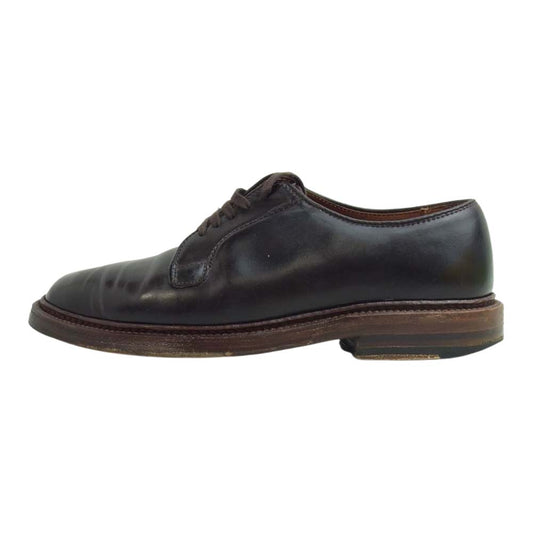 ALDEN オールデン D5411 Antique Plain Toe Blucher コードバン プレーントゥ シューズ ダークバーガンディ 6E【中古】