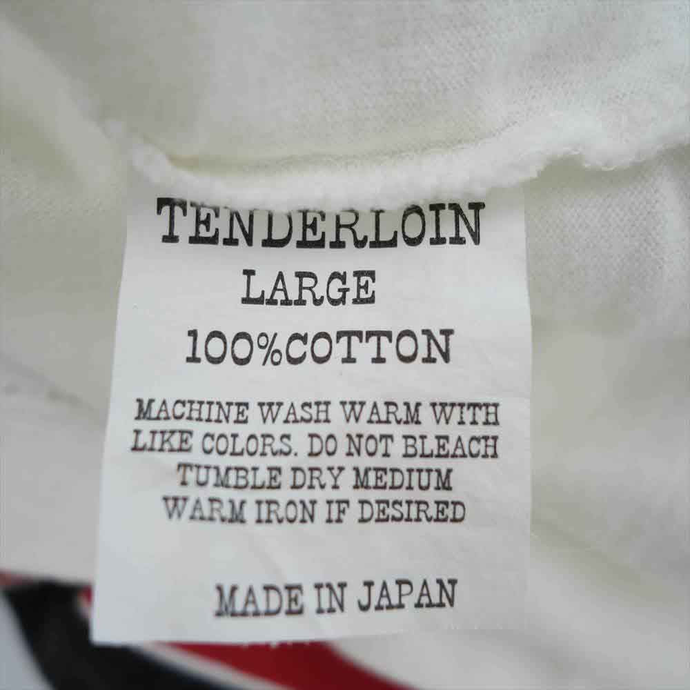 TENDERLOIN テンダーロイン BORDER POLO ボーダー ポロ シャツ L【中古】