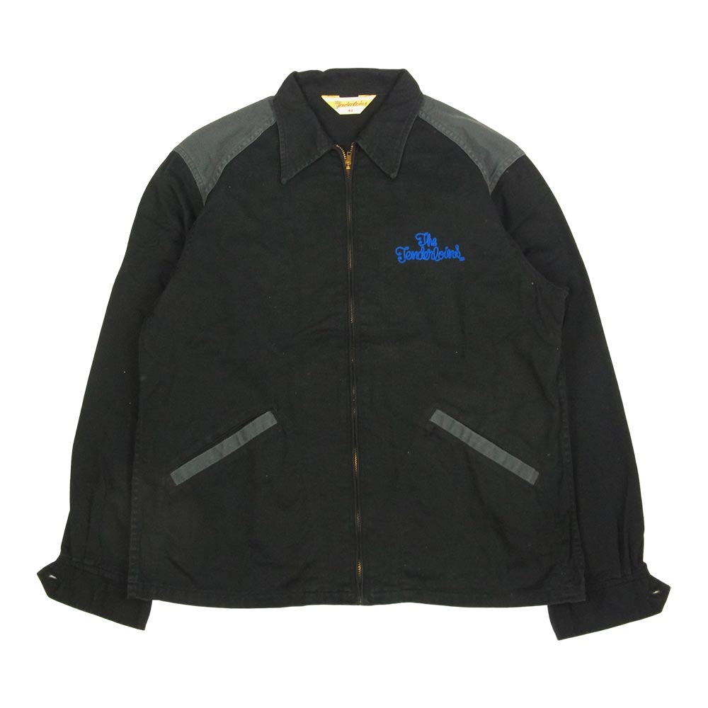 テンダーロイン　ワークジャケット　スイングトップ　Lサイズ相当　ブラック　ロゴ
