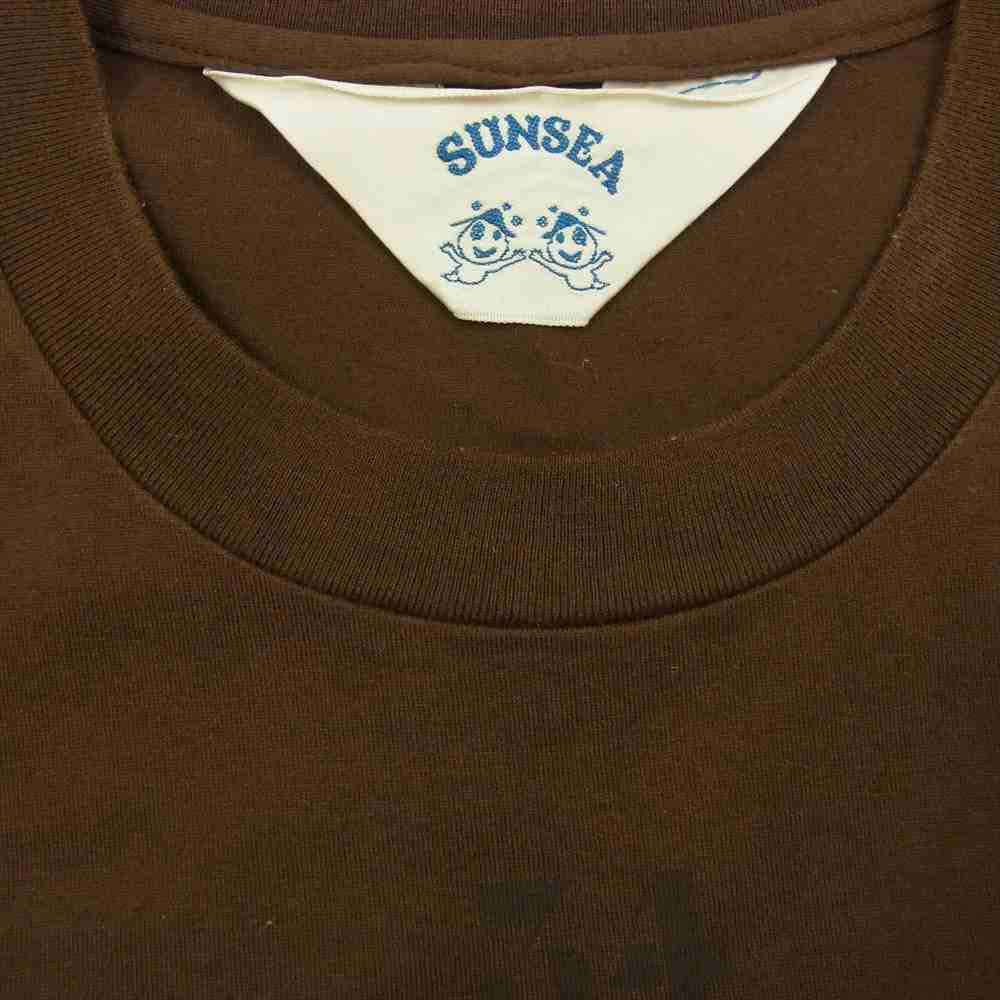 SUNSEA サンシー 19A01 19SS 34 Jail T 半袖 Tシャツ ブラウン系 3【中古】