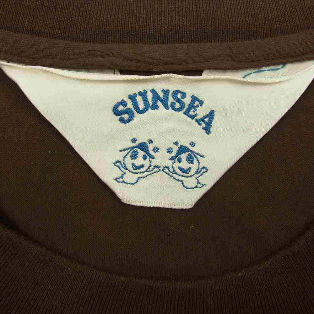 SUNSEA サンシー 19A01 19SS 34 Jail T 半袖 Tシャツ ブラウン系 3【中古】