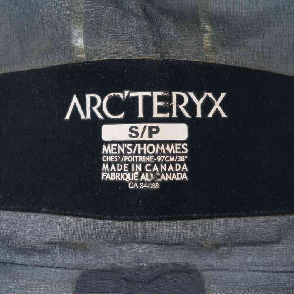 ARC'TERYX アークテリクス カナダ製 Alpha SV Jacket 5208 アルファ ジャケット TITANIUM グレー系 S/P【中古】