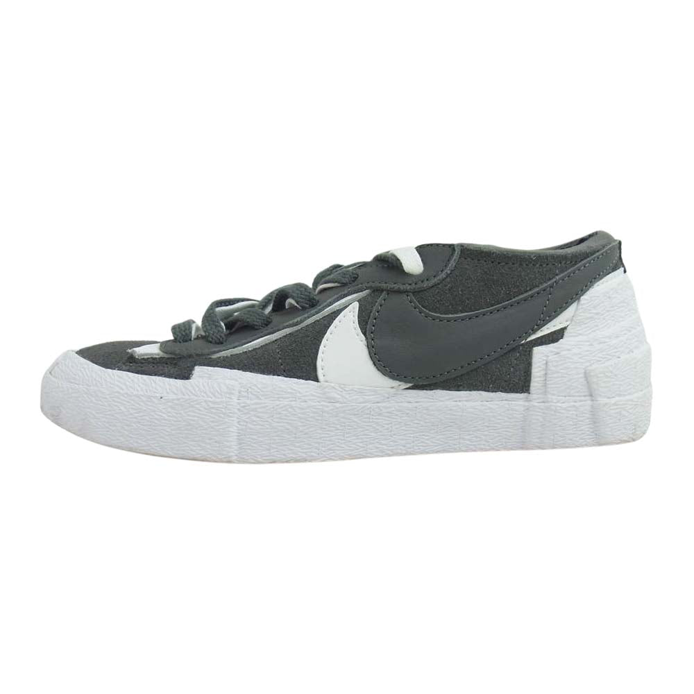 NIKE ナイキ Sacai DD1877-002 BLAZER LOW ブレーザー ロー アイアン グレー系 ホワイト系 23.5cm【中古】