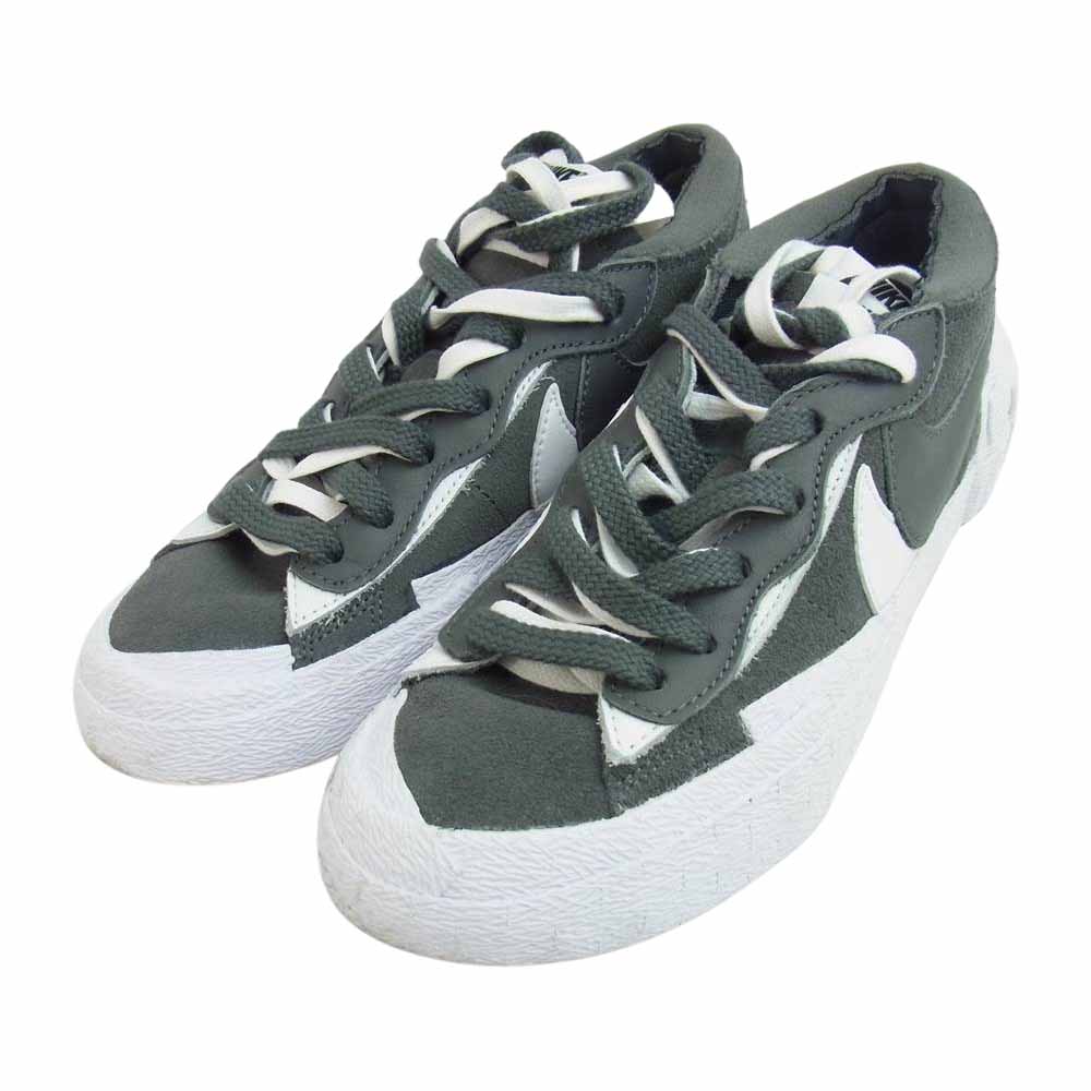 NIKE ナイキ Sacai DD1877-002 BLAZER LOW ブレーザー ロー アイアン グレー系 ホワイト系 23.5cm【中古】