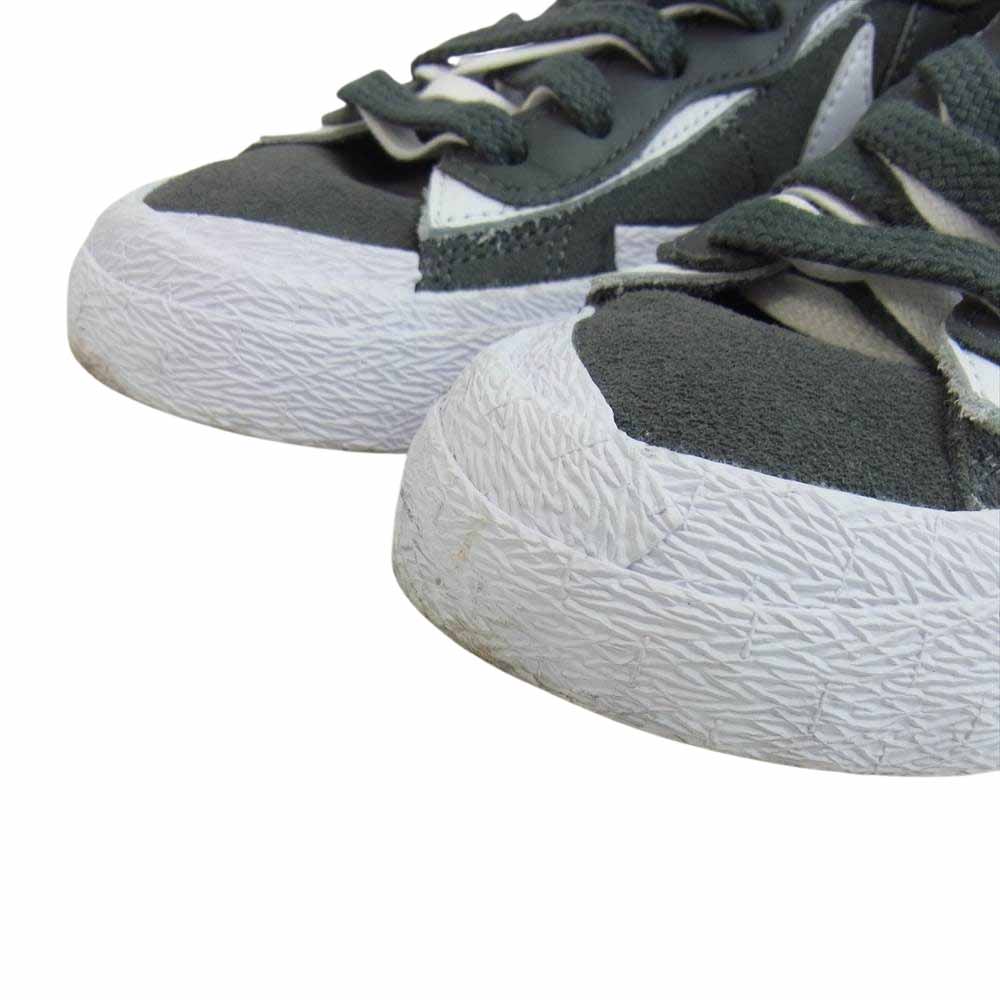 NIKE ナイキ Sacai DD1877-002 BLAZER LOW ブレーザー ロー アイアン グレー系 ホワイト系 23.5cm【中古】