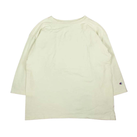 Champion チャンピオン T1011 USA製 フットボールTシャツ ホワイト系 XL【中古】