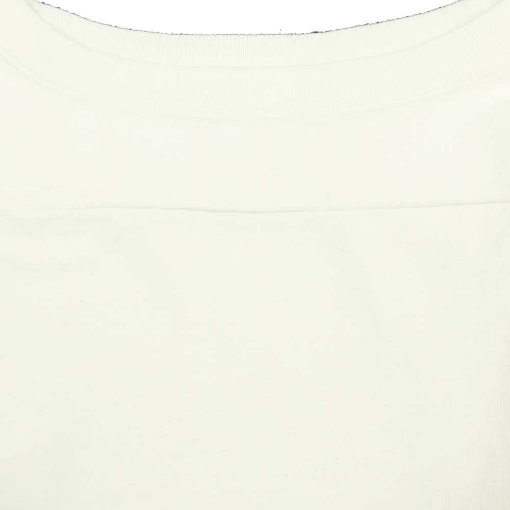 Champion チャンピオン T1011 USA製 フットボールTシャツ ホワイト系 XL【中古】