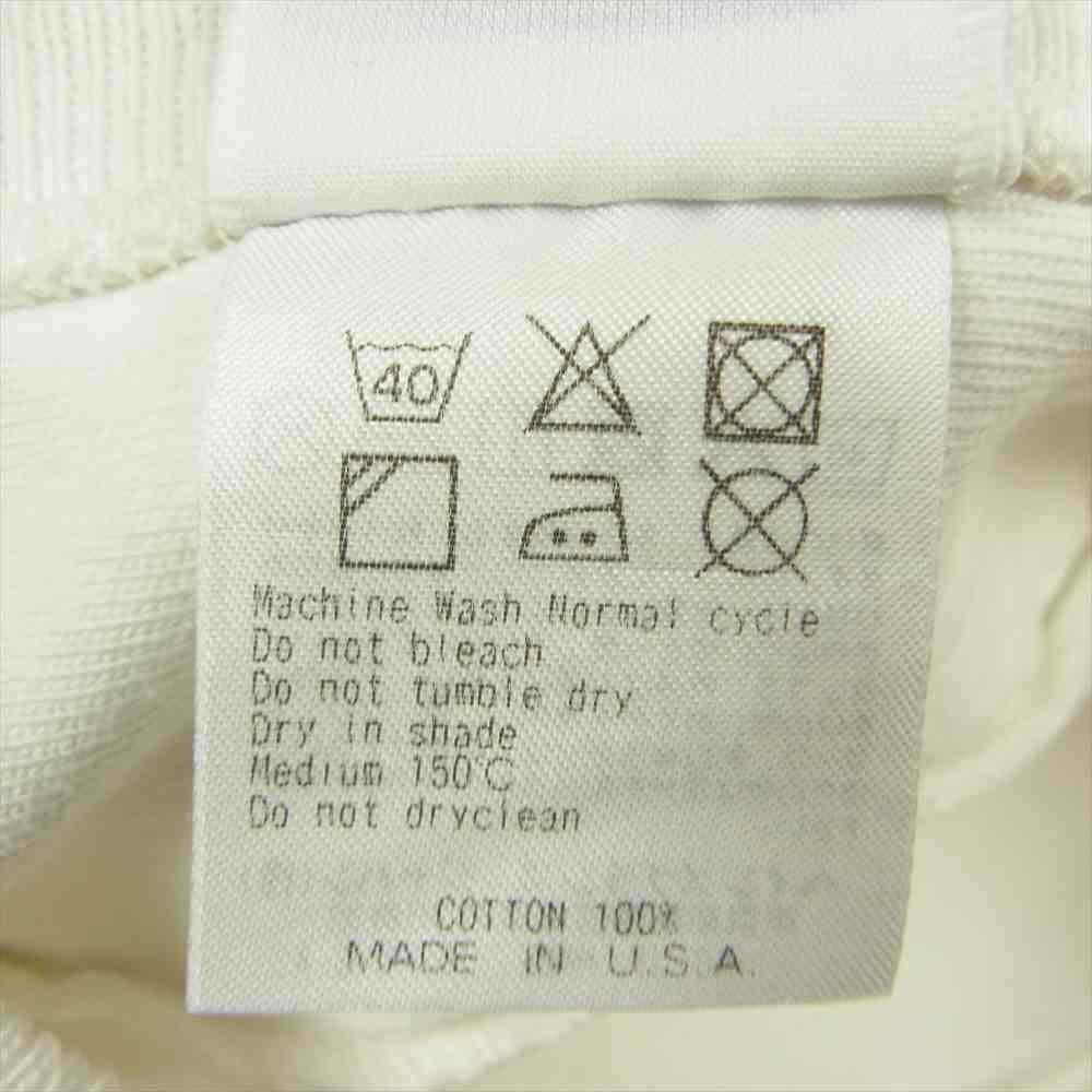 Champion チャンピオン T1011 USA製 フットボールTシャツ ホワイト系 XL【中古】