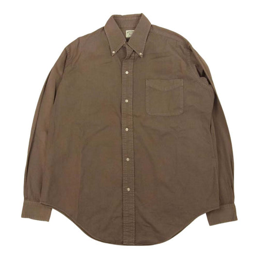 Denime ドゥニーム BD ボダンダウン ワーク シャツ チャコール系 L【中古】