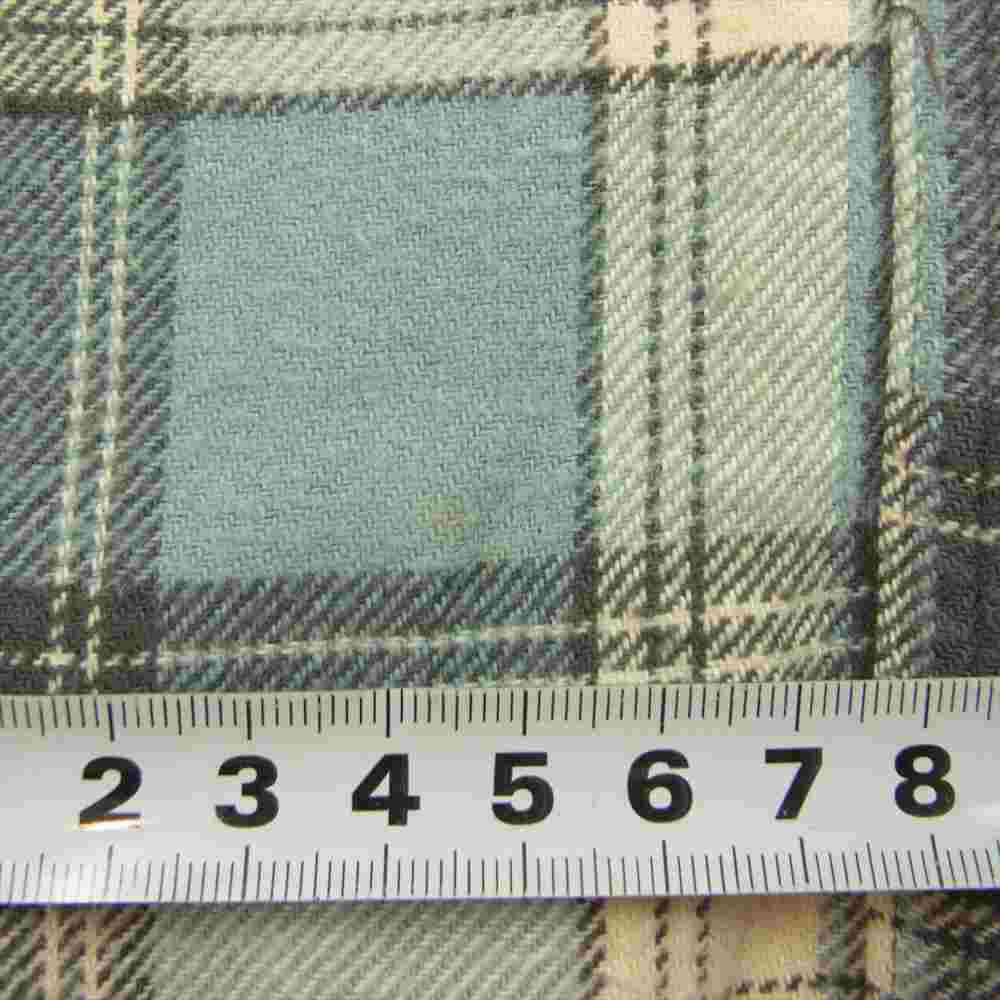 WAREHOUSE ウエアハウス 山ポケット チェック ネルシャツ ブルー系 16