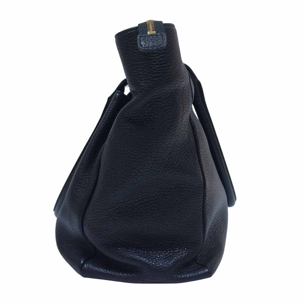 アタオ ウィークデー 撥水 レザー トート バッグ ブラック系【中古】
