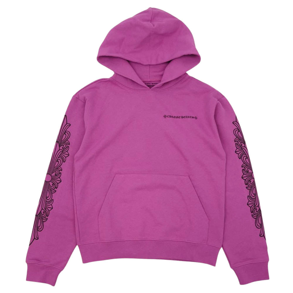 CHROME HEARTS クロムハーツ（原本無） 21SS Matty Boy Spider Web Hoodie マッティボーイ スパイダーウェブ フーディ パーカー パープル系 S【美品】【中古】