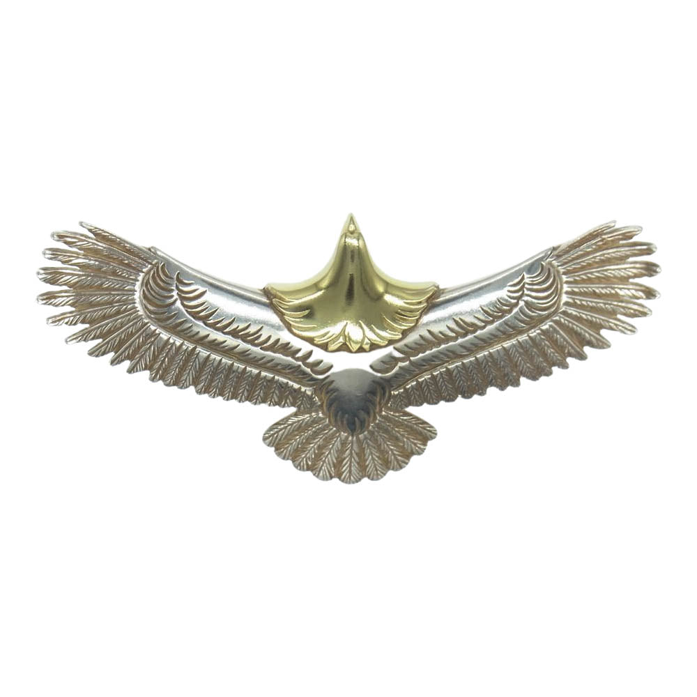 WINGROCK ウィングロック 頭金 目 ダイヤモンドアイズ イーグル サイズL シルバー系【中古】