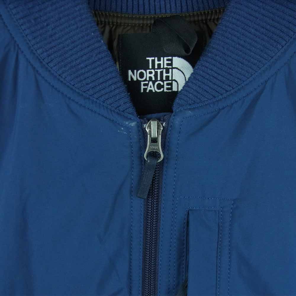 THE NORTH FACE ノースフェイス NY81510 Q THREE JACKET WINDSTOPPER パーテックス プリマロフト 中綿 ジャケット ネイビー系 XL【中古】