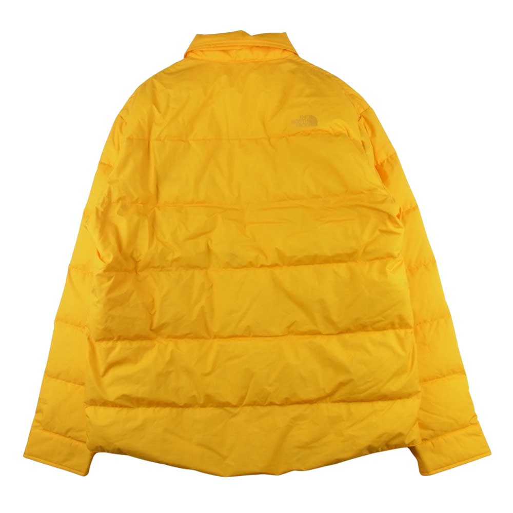 THE NORTH FACE ノースフェイス ND92063 WS Zepher Shell Shirt ウィンドストッパー ゼファー シェル シャツ ダウン ジャケット イエロー系 XL【中古】