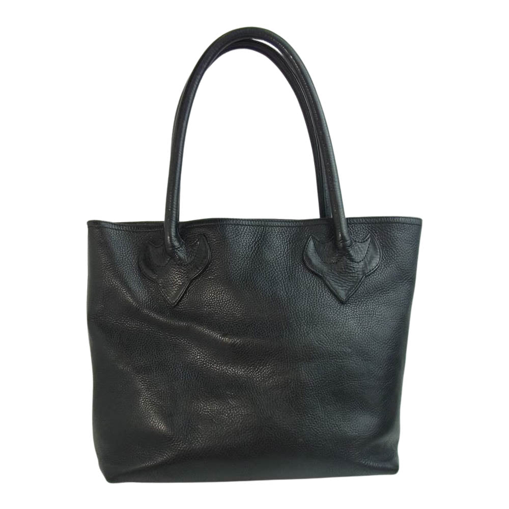 CHROME HEARTS クロムハーツ（原本有） TOTE FS LINED クロスパッチ トート バッグ ブラック系 2【中古】