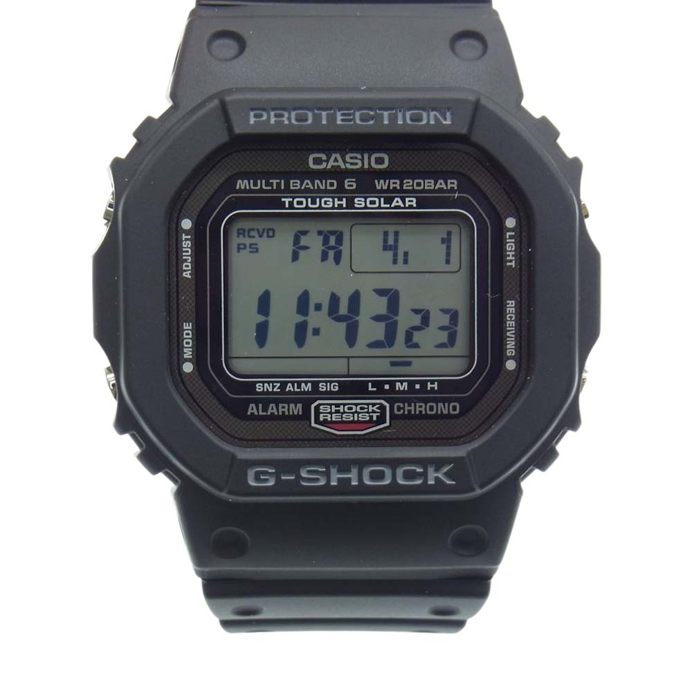 G-SHOCK ジーショック 社名ネーム入り GW-5000U スクリューバック ブラック系【極上美品】【中古】